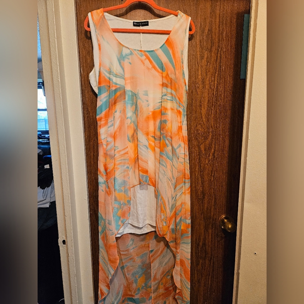 Colorful Sleeveless Dress